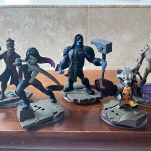 Disney Infinity Marvel Guardians of the Galaxy Character Set 5 pieces